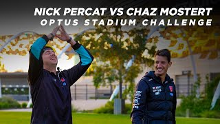 Nick Percat vs Chaz Mostert  OPTUS Stadium Challenge [upl. by Bekah]