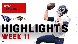 Ryan Tannehill Highlights vs Ravens  NFL 2020 Highlights [upl. by Ahseat]