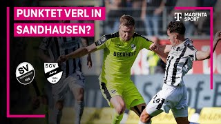 SV Sandhausen vs SC Verl Highlights mit LiveKommentar  3 Liga  MAGENTA SPORT [upl. by Ayekan992]