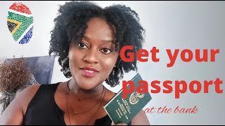 How to apply for a passport at the bank South Africa [upl. by Kenzi]