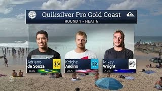 2016 Quik Pro Round 1 Heat 6 Video [upl. by Akimed]