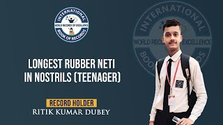 LONGEST RUBBER NETI IN NOSTRILS TEENAGER [upl. by Isdnil]