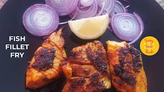 Fish fillet fry Sea bass [upl. by Muscolo]