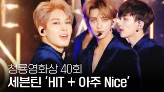 세븐틴Seventeen  HIT  아주 NICE 박력감 넘치는 파격 무대 선사  제40회 청룡영화상  SBS ENTER [upl. by Haraz]