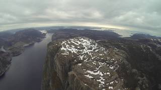 Preikestolen Pulpit Rock 2015  Norway  Drone Video [upl. by Euv]