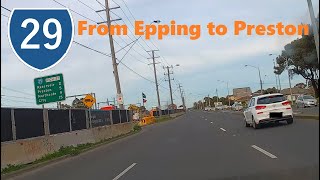 【Melbourne Drive】 State Highway 29（South1）Epping  Preston [upl. by Sacken]