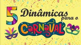 5 Brincadeiras para o Carnaval Online e Presencial  Coisas da Mitta [upl. by Lorri]