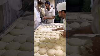 The art of baking machine bread in Iran 🤩🇮🇷هنر پخت نان ماشینی در ایران sorts bread youtube [upl. by Ahsiugal]