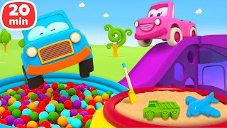 Schlaue Autos auf Deutsch Spielspaß mit den Kinder Autos Cartoons für Kinder ab 2 Jahren [upl. by Fronia]