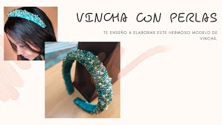 VINCHA CON PERLAS [upl. by Ginevra]