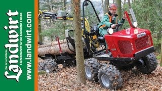 Alstor 8x8  Kompakter Forwarder für extremes Gelände [upl. by Airamat]