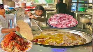 12 Years Old Kid Prepared 1200 kg Kubuli Pulao  ￼Original Afghani Meat Pulao Recipe  Beef plav [upl. by Jacob432]