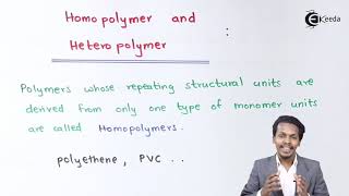 Homopolymer and Heteropolymer  Polymers  Chemistry Class 12 [upl. by Kleiman251]