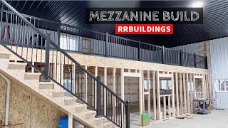 Shop Mezzanine Buildout with Stair Case Build Farm Chains Final [upl. by Yoshi45]