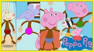 5 PEPPA PIG Little monkeys jumping on the bed  Five Little Peppa Pig Jumping on the bed [upl. by Aeel765]