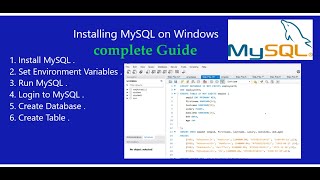 How To Install MySQL Server And Workbench On Windows  Complete Guide [upl. by Nyloc]