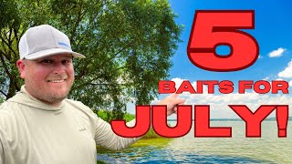 These 5 Baits Are ABSOLUTE KILLERS For Catching Bass In JULY [upl. by Hanyaz]