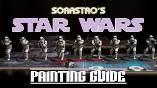 Star Wars Imperial Assault Painting Guide Ep1 Stormtroopers [upl. by Turrell]