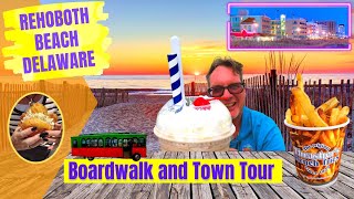 Rehoboth Beach Delaware Boardwalk Tour  Best Things to See and Do in Rehoboth Part II [upl. by Benenson674]