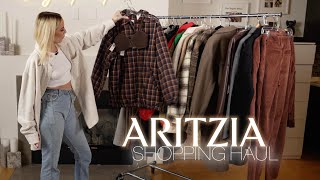 Huge Aritzia fall clothing Haul  Maeve Reilly [upl. by Cross]