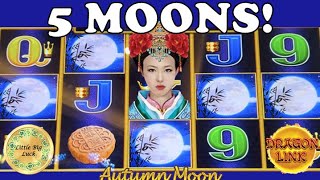 🍀 RARE 5 MOON BONUS ON AUTUMN MOON DRAGON LINK [upl. by Coh]