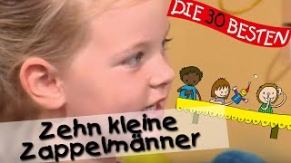 👩🏼 Zehn kleine Zappelmänner  Singen Tanzen und Bewegen  Kinderlieder [upl. by Particia]