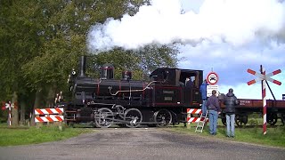 Spoorwegovergang Boekelo  Dutch railroad crossing  MBS Najaarsstoom dagen 2023 [upl. by Devinna]