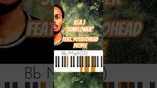 Illa J “Sunflower” feat Potatohead People Chords 🔥🎹🔥 MIDI IllaJ Sunflower SunflowerChords [upl. by Attegroeg]