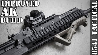 Improved AK Build  Midwest Industries AK4774 Extended Handguard and TRS25 Installation [upl. by Halstead]