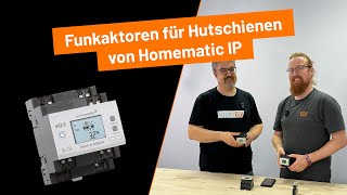 Homematic IP Funkaktoren für die Hutschiene  ELV stellt vor [upl. by Dleifrag]