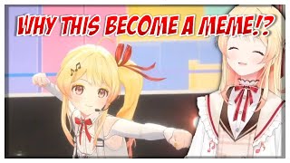 Kanade’s Reaction when She Realized She Became a Meme【hololive Clips  regloss3D】 [upl. by Mayfield271]