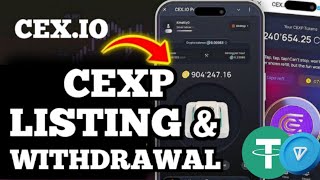 CEXio New Listing and Withdrawal Update  CEXIO Withdrawal [upl. by Netsriik]