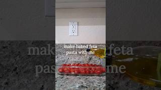 baked feta pasta 🍝🏷 preppy pasta cooking yummy viral blowup fyp shorts sub algorithm [upl. by Gnivre860]