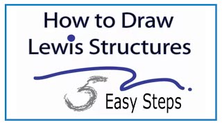 How to Draw Lewis Structures Five Easy Steps [upl. by Curry]