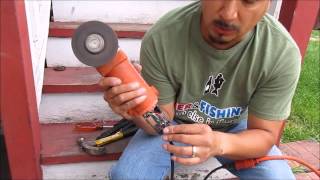 How to fix a angle grinder Shorted wire [upl. by Etennaej]