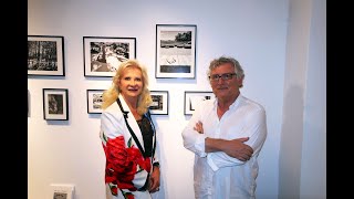 Michel Onfray avec Sophie Gayot  Exposition de photos Inframince [upl. by Darra]