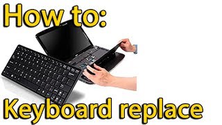 How to replace keyboard on HP ProBook 4510s laptop [upl. by Lower]