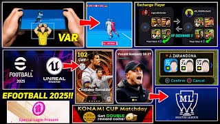 eFootball 2025  NEW Updates Refree Master League Licenses Stadiums amp Managers In eFootball [upl. by Tichon]