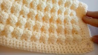 MANTA DE CROCHÊ PARA BEBÊ  PONTO SUPER FACIL E RÁPIDO crochetbabyblanket [upl. by Otaner]