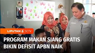 Program Makan Siang Gratis PrabowoGibran Mendekati Batas Defisit APBN  Liputan 6 [upl. by Nea]