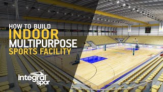 How to build indoor multipurpose sports facility 2000 attendance capacity [upl. by Trask]