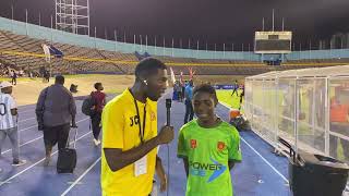 STATHS GK JAHEEM WILLIAMS quotTHE MAIN FOCUS IS THE MANNING CUP FINALSquot JC 11 STATHS 54 [upl. by Nerred]