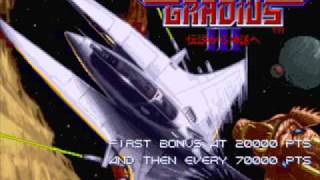 Gradius III Soundtrack  High Speed Zone [upl. by Tudela266]