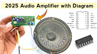 2025 Amplifier बनाना सीखें Diagram के साथ  2025 amplifier circuit diagram [upl. by Ativet]