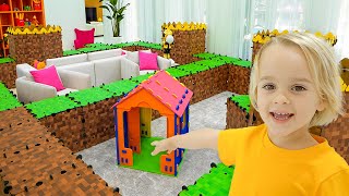 Vlad and Niki Giant Maze Challenge for kids [upl. by Aivad365]