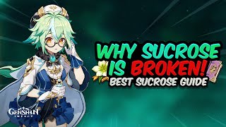 Why Sucrose is BROKEN Sucroses Full Potential Explained  Best Build amp Showcase  Genshin Impact [upl. by Aloel]