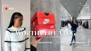 VLOG LOAFERS PLUGWINTER CLOTHING HAULSNEAKER HAULLOVISA EARRINGS AND LOTS OF SHOPPING [upl. by Ycats]