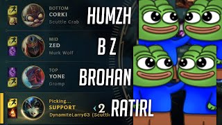 RATIRL HUMZH BZ AND BROHAN SAME TEAM [upl. by Refinnaej]