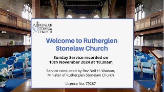 Rutherglen Stonelaw Church 101124 [upl. by Yttiy]