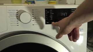 Review of Beko ProSmart Inverter 8kg wash 5kg dry washer dryer WDX8543130w [upl. by Nikolos]